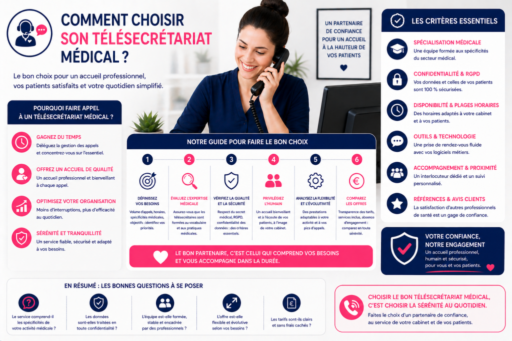 comment choisir un télésecrétariat médical fiable et professionnel