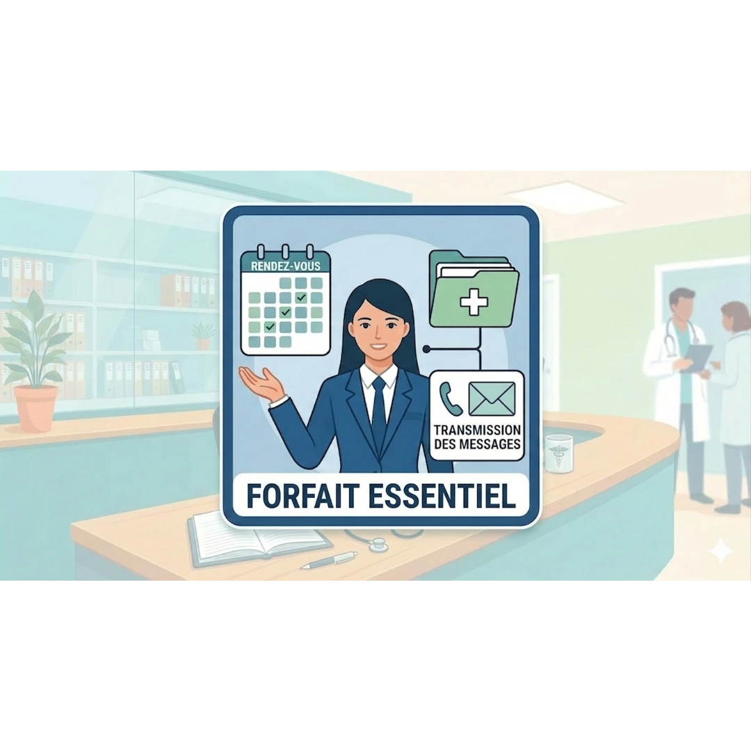 formule essentiel télésecrétariat médical gestion appels agenda Doctolib