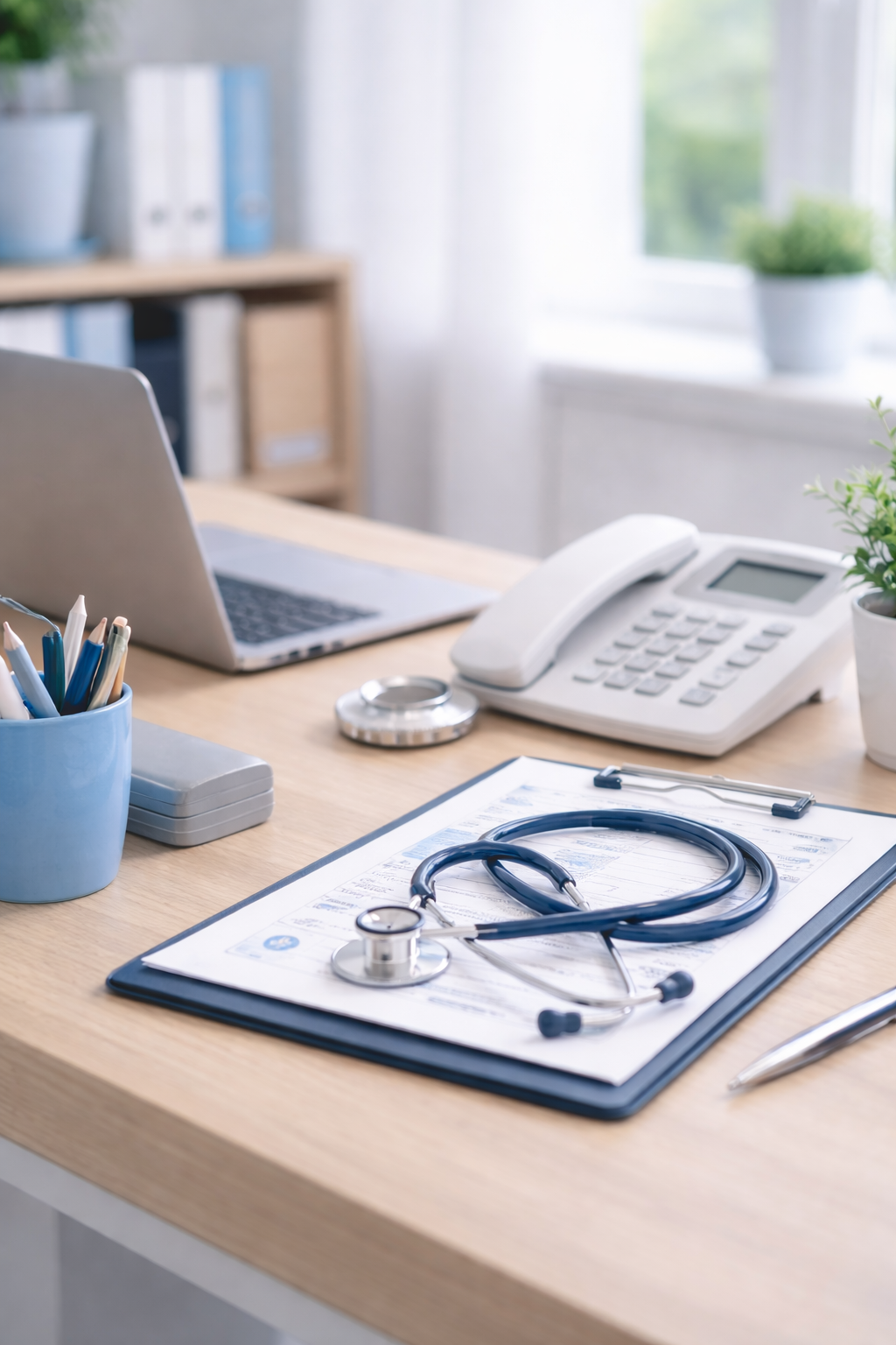 Télésecrétariat médical à distance avec assistante téléphonique assurant l’accueil des patients