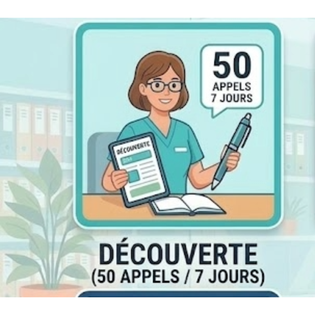 Pack découverte télésecrétariat médical essai 50 appels