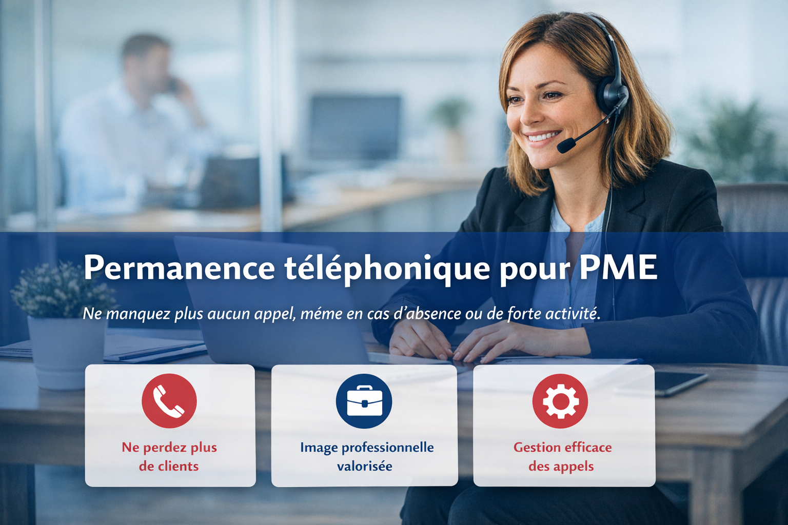 Permanence téléphonique pour PME Callphoning — accueil professionnel et gestion structurée des appels