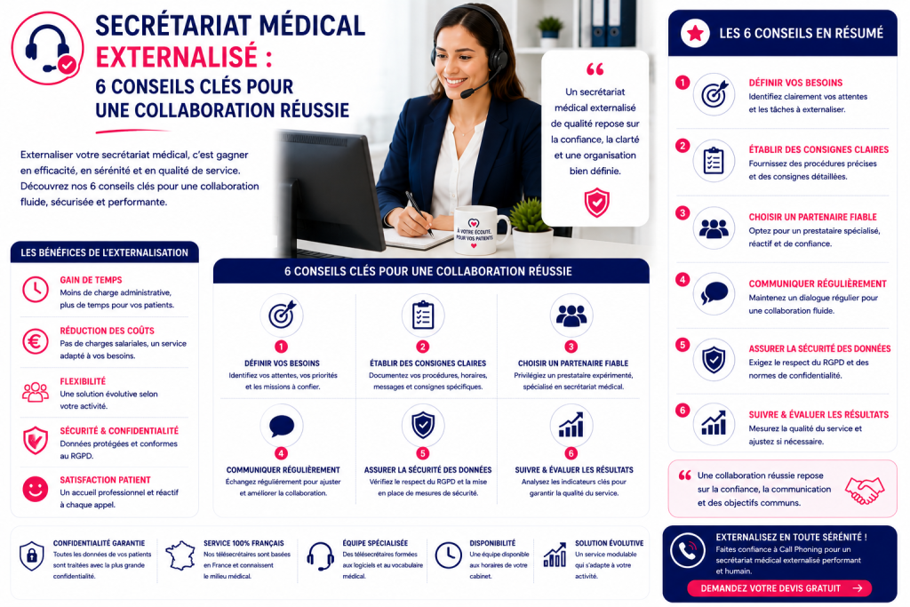secretariat medical externalise conseils télésecrétaire cabinet medical Var PACA France