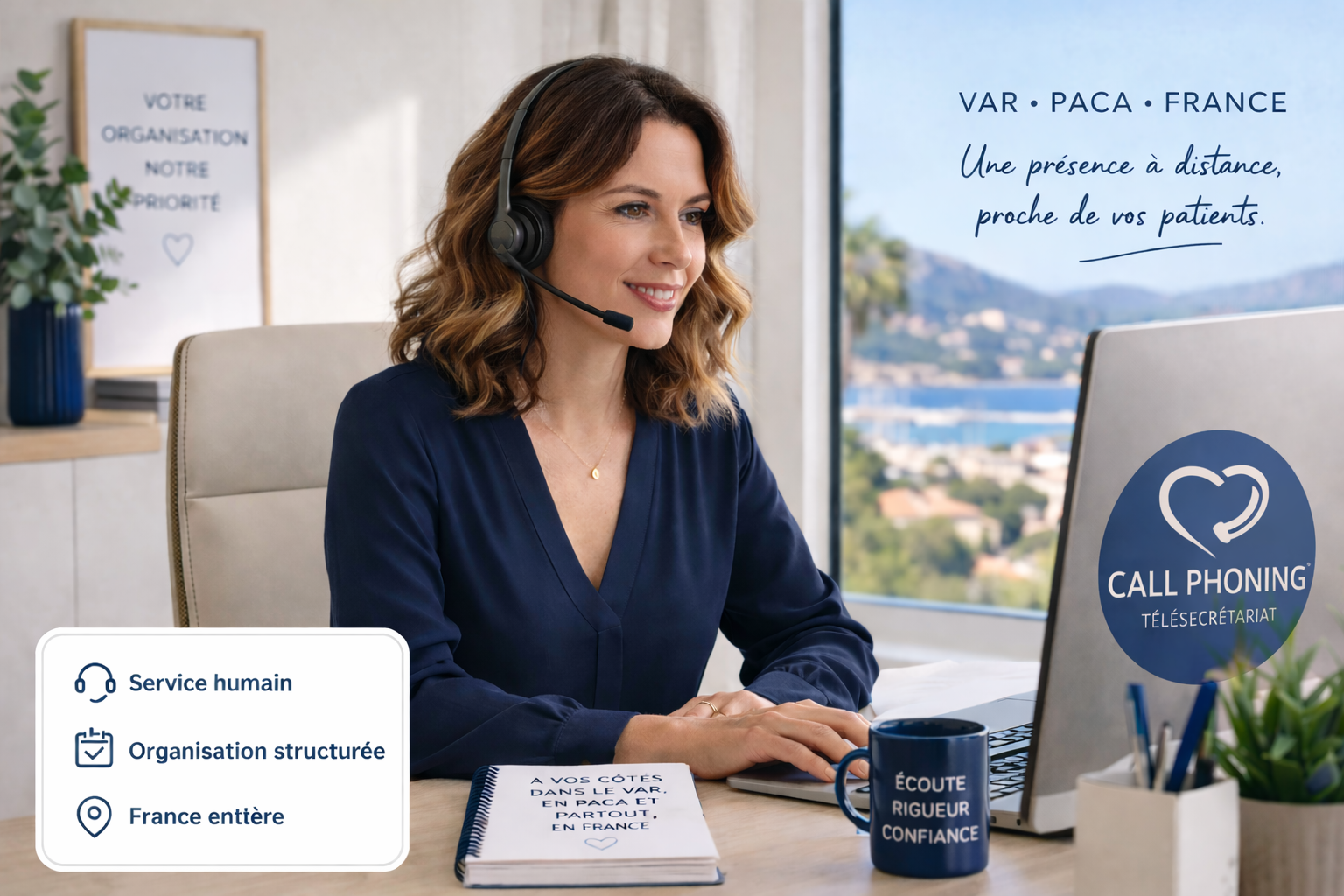 Télésecrétariat médical Var 83 à distance en région PACA et partout en France